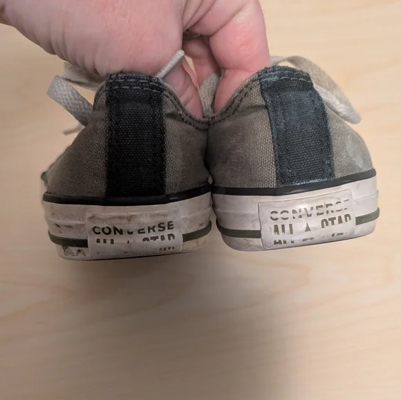 Converse Green Canvas Sneakers - Picture 6 of 9